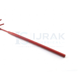 Handheld Inspection <b>Mirror</b> 3X Magnifying Chrome Finish Single Side Red Handle - Product Image 4