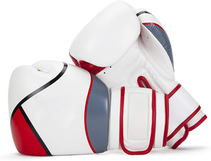 Gants de boxe en cuir personnalisables avec fermeture auto-agrippante, ajustement facile, pour l'entraînement et le sparring, avec poignées, personnalisation OEM - Product Image 4