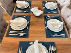 High Quality Genuine <b>Leather</b> <b>Placemats</b> Set Heat Proof Waterproof Luxury Tableware <b>Placemat</b> Factory Price LPM-0017B - Product Image 6