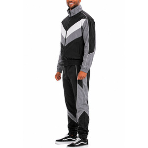 Conjunto Deportivo Personalizado para Hombre, Chaqueta Cortavientos con Capucha y Cremallera, Pantalones Deportivos Ligeros de Nailon, Conjunto de Pantalones Deportivos y Joggers - Product Image 3