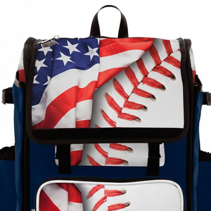 Sacs à roulettes pour équipement de baseball, sacs à roulettes personnalisés par sublimation, sacs à roulettes professionnels pour matchs de baseball pour hommes, sac à dos par sublimation - Product Image 5