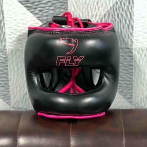 ชุดมวย Fly SuperLace, ถุงมือชกมวยหนังวัวแท้แบบสั่งทำพิเศษ, ที่ครอบจมูก, ที่ครอบศีรษะ, ที่ป้องกันอวัยวะเพศ - Product Image 3