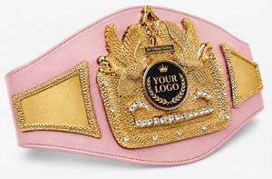 Cinturón de Campeonato de Karate y Boxeo Personalizado de Cuero Transpirable Unisex de Alta Calidad, 2.5 kg, Plateado, para Competencia Deportiva - Product Image 2