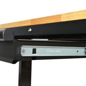 Établi manuel à hauteur réglable de 132cm Bureau assis-debout silencieux Table basse Atelier de bureau Mobilier moderne Industrie du garage - Product Image 3