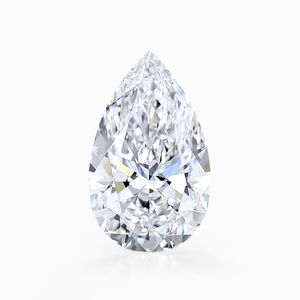 Pear Cut Loose Diamond Excellent Cut VVS Clarity Lab Grown - Product Image 1