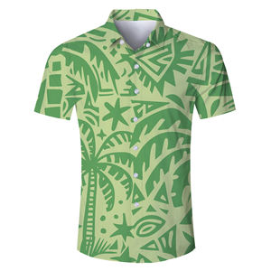 Chemise d'été pour homme, imprimé floral intégral, coupe ample, manches courtes, confortable, décontractée, style hawaïen, pour les vacances à la plage - Product Image 5