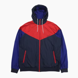 Men's <b>Lightweight</b> Spring Bomber <b>Jacket</b> for <b>Running</b> & Hiking-Front Logo Hooded Breathable Waterproof Quick Dry - Product Image 1