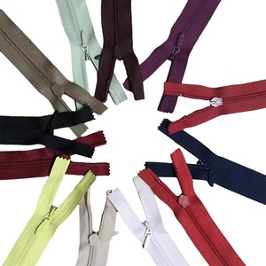 Wholesale # 5 Nylon Closed End Sself-locking Hidden Invisible <b>Zipper</b> High Quality Size 5 Invisible <b>Zipper</b> - Product Image 3