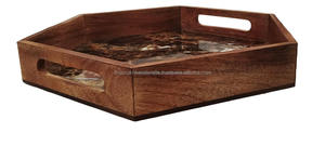 Plateau de service en bois robuste de qualité supérieure, très demandé, pour la maison, la cuisine et la restauration, disponible en grande quantité - Product Image 4