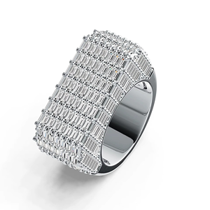 Sterling <b>Silver</b> 925 Jewellery Moissanite Diamond <b>Ring</b> Look Hip Hop Jewelry <b>Men</b> <b>Rings</b> Fashion Jewelry Gift <b>Silver</b> <b>Ring</b> - Product Image 6