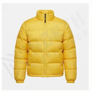 Vente en gros de vestes d'hiver en peluche avec logo personnalisé pour hommes vestes à bulles imprimées par sublimation avec procédé de revêtement fournisseur pakistanais - Product Image 2