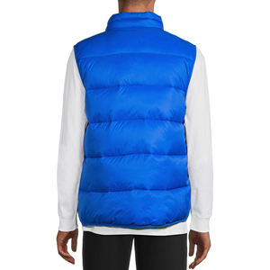Wholesale New Arrival <b>Men's</b> Waterproof <b>Winter</b> Puffer <b>Vest</b> Collarless Zipper Custom Outerwear Puffer <b>Vest</b> For <b>Men</b> - Product Image 3