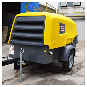 Compresseur d'air diesel robuste, original, à faible consommation de carburant, portable, pour les chantiers de construction en extérieur - Product Image 2