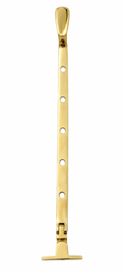 Solid Brass Casement Window Stay <b>12</b> Inch 5mm Thickness Modern Design Rust-Proof Low Noise Durable Finish Sliding Door Hardware - Product Image 3