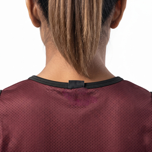 Chaleco deportivo de malla sin mangas para baloncesto femenino, chalecos personalizados para mujer, chaleco de baloncesto de malla con cuello en V para mujer - Product Image 5