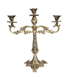 Candélabre en métal plaqué argent de qualité supérieure, design unique, fait main, porte-bougie classique, élégant, design de créateur, nouveau support en métal. - Product Image 2