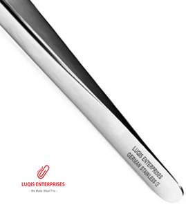 Pinces de précision de style bijoutier suisse, à pointes micro-fines courbées, instrument chirurgical en acier inoxydable, pinces médicales de précision - Product Image 3