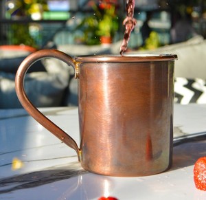 <b>Large</b> Selling Copper Plated Stainless Steel <b>Mug</b> Beer Drinking <b>Mug</b> Handcrafted Copper Cup Moscow Mule Copper <b>Mug</b> - Product Image 1