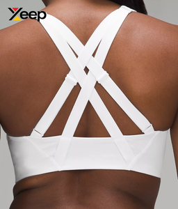 เสื้อชั้นในกีฬาโยคะคุณภาพสูงสำหรับผู้หญิง XEEP รุ่น XC-SB-167 แบบเรียบง่าย ระบายอากาศได้ดี สายปรับได้ แผ่นรองถอดออกได้ รองรับได้ดีเยี่ยม แห้งเร็ว - Product Image 4