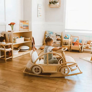 Handmade Rattan <b>Car</b> Toy Supplier Eco Friendly Decorative Baby Gift Customizable Durable Sustainable Vietnam - Product Image 3