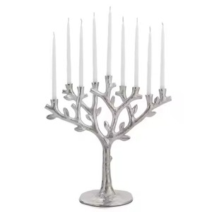 Candélabre décoratif moderne en métal à 7 bras pour bougies, centre de table, décoration intérieure - Product Image 2