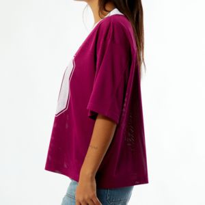 เสื้อฟุตบอล OEM ไม่เสียภาษีในสหรัฐอเมริกา เสื้อผ้าสตรีทแวร์ขนาดใหญ่พิเศษ เสื้อเจอร์ซีย์ตาข่าย สวมใส่สบาย  รับสั่งทำโลโก้ปักแบบซับลิเมชั่น เสื้อฟุตบอล - Product Image 2