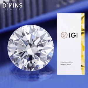 Diamante Cultivado en Laboratorio con Certificación IGI de Alta Demanda, 0.5CT, Color D, Claridad VS VVS, Corte Brillante, Piedra Suelta al por Mayor para Fabricación de Joyas - Product Image 1