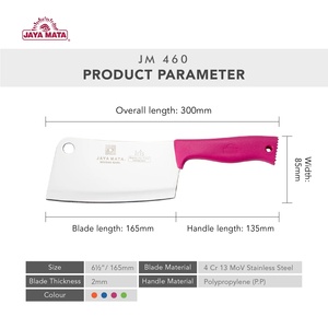 Couteau à désosser JM460 de 6,5 pouces avec étui, en acier inoxydable 4Cr13MoV, plastique 2,0 mm, coffret cadeau, tranchant pour viande, volaille, poisson, préparation alimentaire - Product Image 2