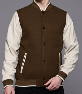 เสื้อแจ็คเก็ตวาร์ซิตี้แบบวินเทจสำหรับฤดูหนาวของชมรมซิกมา  แบบยูนิเซ็กซ์  สำหรับโรงเรียน/มหาวิทยาลัย  ผ้าขนสัตว์  แบบ Letterman  ทรงปกติ  บุซับในเชอร์ปาด้านหน้า - Product Image 1