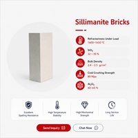 Brique de sillimanite, fabricant chinois, brique de sillimanite mullite, briques réfractaires denses haute performance