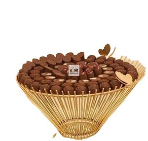 ชามช็อคโกแลตโลหะทำมือสำหรับโรงแรมขนาดใหญ่ทำด้วยมือชามตกแต่งช็อคโกแลตโลหะ - Product Image 1