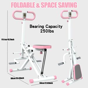 Máquina de Sentadillas Plegable para Gimnasio en Casa, Entrenador de Glúteos con Bandas de Resistencia para Glúteos, Muslos, Abdominales y Espalda - Product Image 5