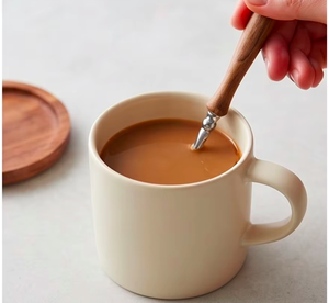 Ensemble de couverts en acier inoxydable avec manche en bois, design minimaliste, compatible lave-vaisselle, pour le camping et l'usage quotidien - Product Image 6
