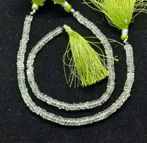 ลูกปัดอะเมทิสต์สีเขียวทรงเฮชิ ขนาด 5.5-6-7.5-8 มม. ลูกปัดอะเมทิสต์สีเขียวทรงยางรถยนต์ ขนาด 8 นิ้ว ลูกปัดอะเมทิสต์สีเขียวทรงเฮชิ - Product Image 1