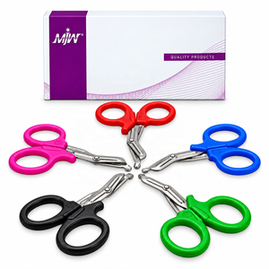 Ensemble de ciseaux chirurgicaux MJW multicolores, 5 pièces, lames en acier inoxydable, ensemble d'instruments manuels pour usage médical en clinique, hôpital, soins infirmiers - Product Image 4