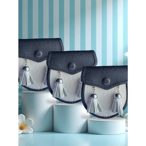 Sporran de Cuero Vacuno Premium con Borlas Delanteras de Pelo Natural, Bolsa para Kilt Escocés, Accesorio para Vestido Highland - Product Image 5