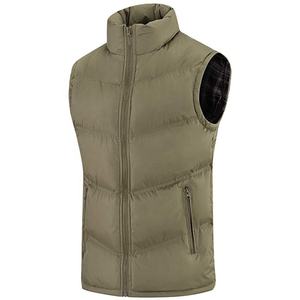 Chaleco de trabajo ligero para hombre, prenda de vestir, acolchada, sin mangas, informal, acolchada, para exteriores, OEM - Product Image 2