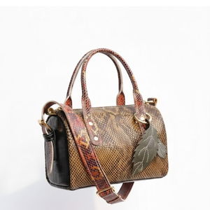 Bolso de Cuero Genuino para Mujer con Correa para el Hombro |   Bolso de Mano de Lujo Hecho a Mano con Borla |   Bolso de Cuero de Dos Tonos de Primera Calidad |   2026 - Product Image 1