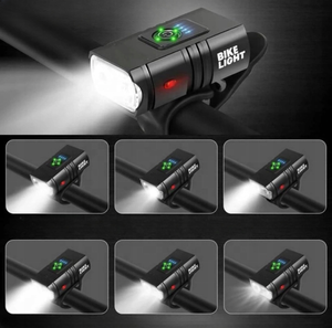 Luz Delantera <span class=keywords><strong>para</strong></span> Bicicleta de <span class=keywords><strong>1000LM</strong></span>, <span class=keywords><strong>Lámpara</strong></span> <span class=keywords><strong>T6</strong></span>, Linterna <span class=keywords><strong>LED</strong></span> <span class=keywords><strong>Recargable</strong></span> por USB, Aleación de Aluminio, Luz Alta <span class=keywords><strong>para</strong></span> Ciclismo - Product Image 5