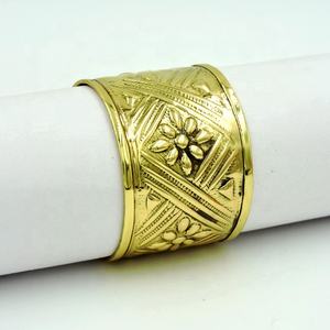 Artesign Brass Napkin Ring Gold Silver Copper Plated Eco-Friendly Light Luxury Classic Wedding Party Table Decor Elegant Setting - Product Image 4