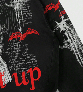 Sweat à capuche personnalisé avec logo, en molleton de coton, coupe ample, imprimé en sérigraphie - Product Image 5