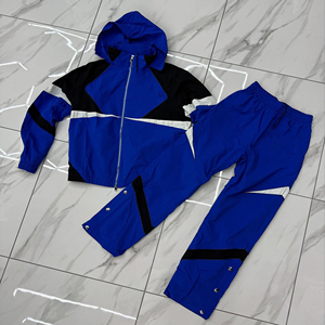 2027 <b>Men</b> Casual Tracksuit Full <b>Zip</b> Running Jogging Athletic Sports Soccer <b>Jacket</b> And Pants Sets Windproof Sweat Suits - Product Image 2