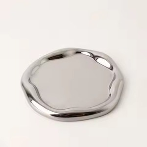 Handmade Decorative Metal <b>Coaster</b> <b>Set</b> for Beverage Glass Protection and Elegant Home Styling - Product Image 2