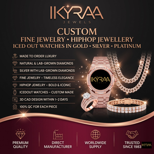 Reloj de Diamante Moissanite de Alta Calidad con Artesanía Premium, Accesorio de Lujo para Hombre, Disponible para la Venta - Product Image 2