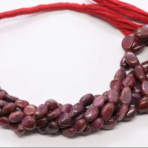 AAA <b>Ruby</b> Uneven Nugget Shape Beads 5-8MM Smooth Tumbled Red <b>Ruby</b> Gemstone Beads 15 Inch AAA <b>Ruby</b> Loose Beads For Jewelry Making - Product Image 1