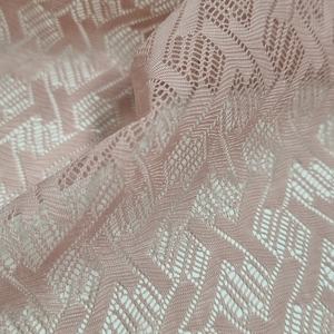 Tela de Encaje Elástica Geométrica de 147 cm, Encaje de Nailon y Elastano, Encaje Negro para Lencería, Tela para Prendas de Moda - Product Image 4