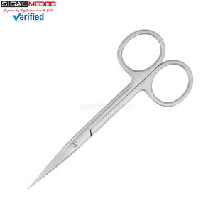 Tijeras de microdisección Iris 4.5, instrumentos quirúrgicos manuales de punta fina CVD para procedimientos de etiquetas cutáneas, suturas de encías, oculares y dentales - Product Image 6