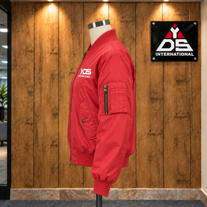 <b>Women</b> Bomber Jacket Lightweight <b>Windbreaker</b> Casual Outerwear Ribbed Bottom Long Sleeves Side Pockets Casual Fit - Product Image 3