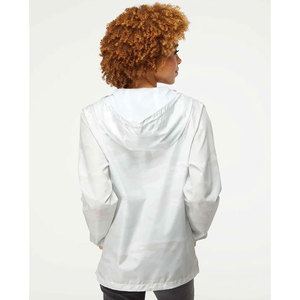 Lightweight Hooded Full-Zip <b>Waterproof</b> Coat Casual Spring Wear Unisex Polyester Shell Windbreaker <b>Jacket</b> - Product Image 2
