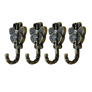 Solid Metal Mermaid <b>Wall</b> <b>Mounted</b> Coat Hook Vintage Nautical Home Decor Double Hanger Bathroom Towel Key Holder - Product Image 6